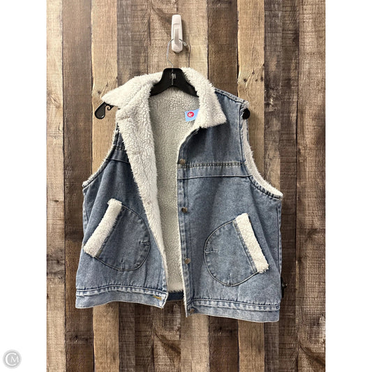 Vest Other By Cme In Blue Denim, Size: S
