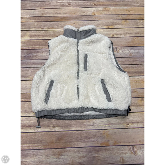 Vest Fleece By Thread And Supply In Cream & Green, Size: M