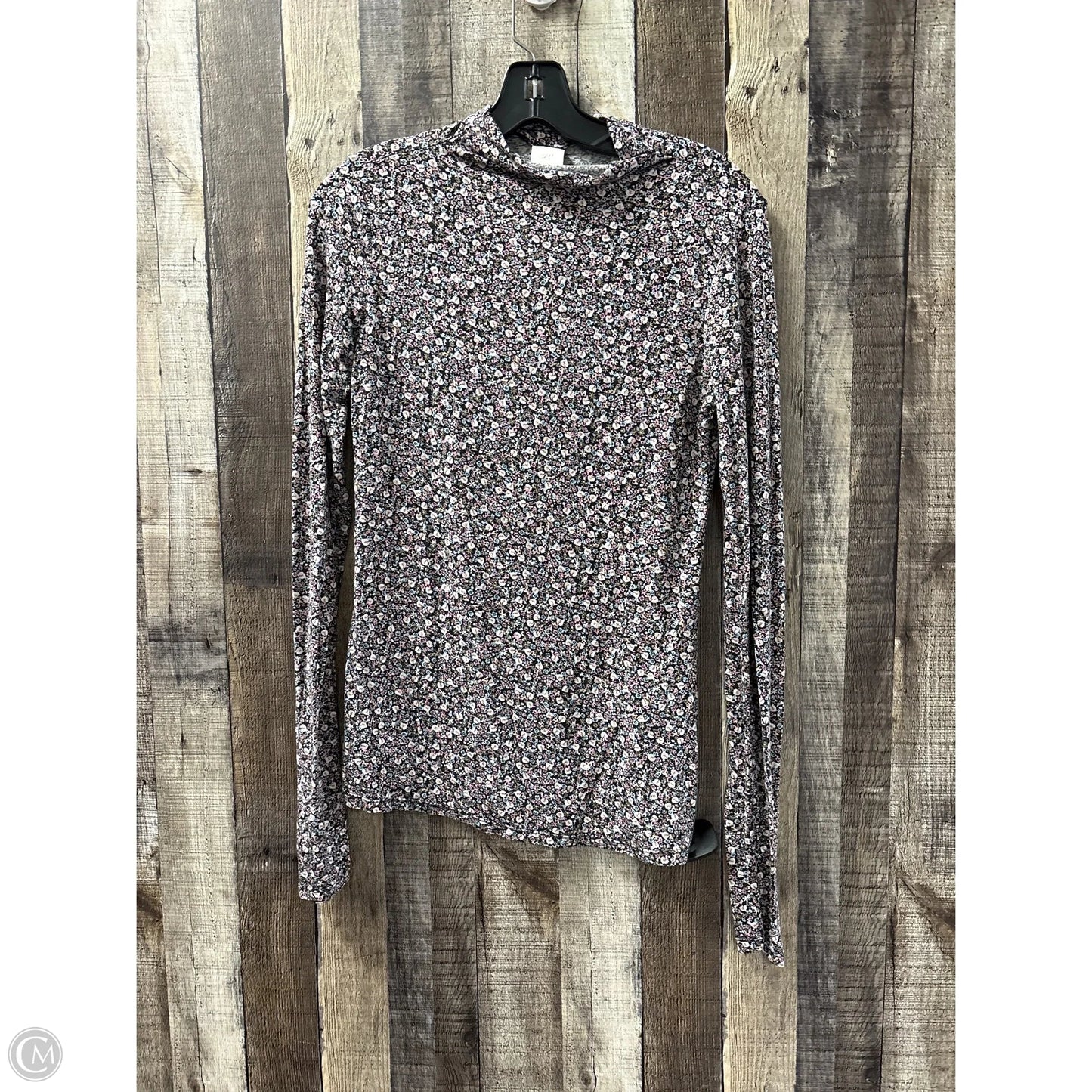 Top Long Sleeve By H&m In Floral Print, Size: S