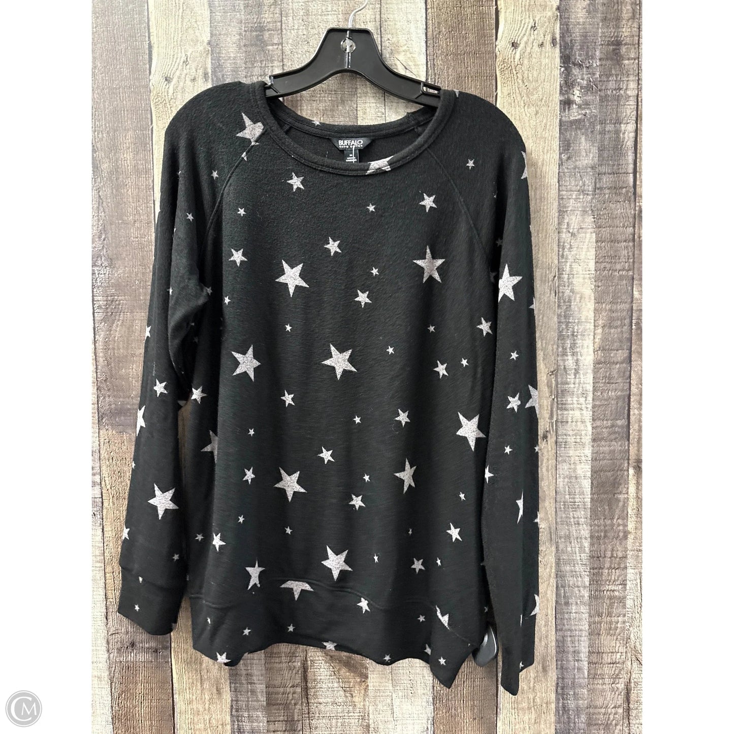 Top Long Sleeve By Buffalo David Bitton In Black, Size: M