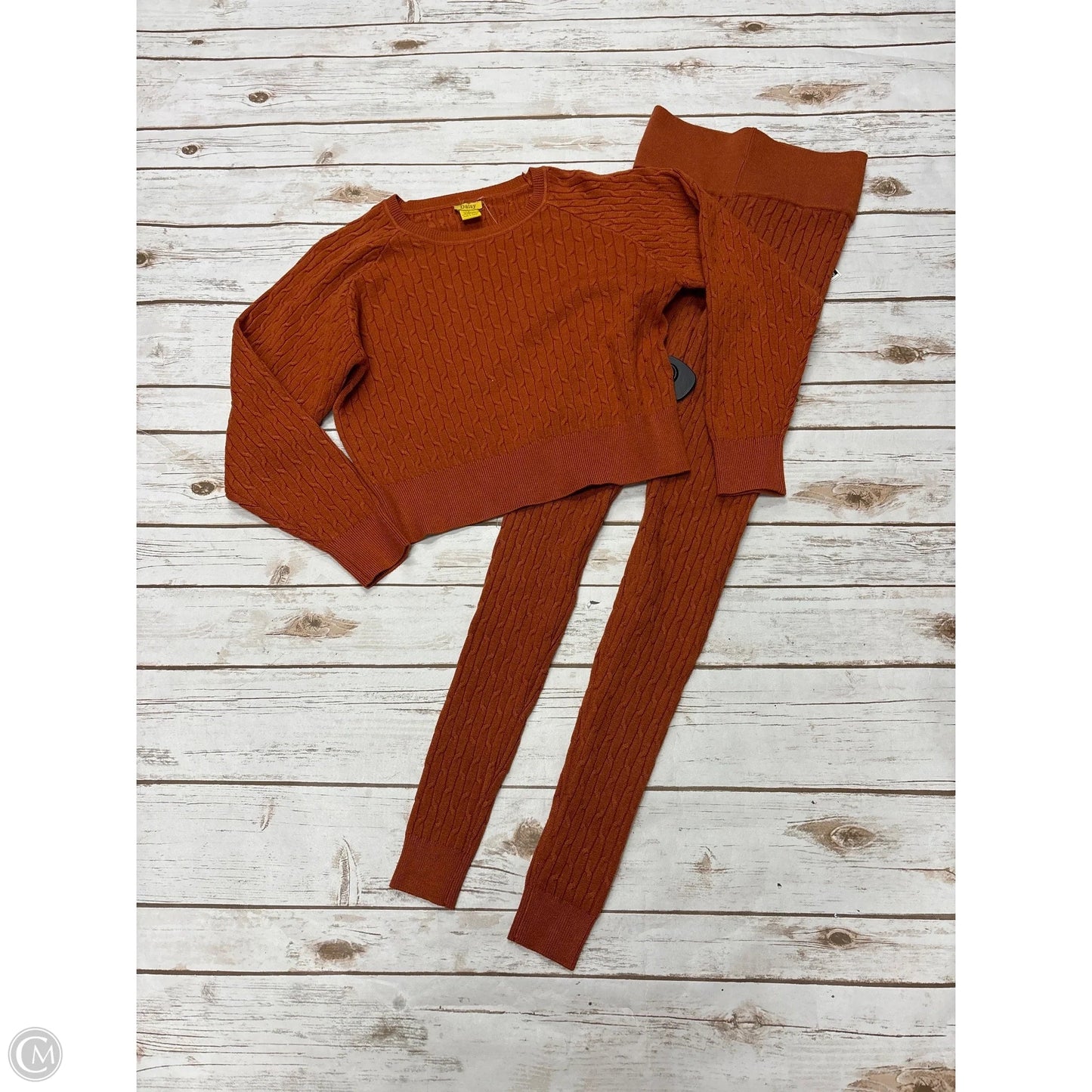 Pants Set 2pc By Cme In Orange, Size: S