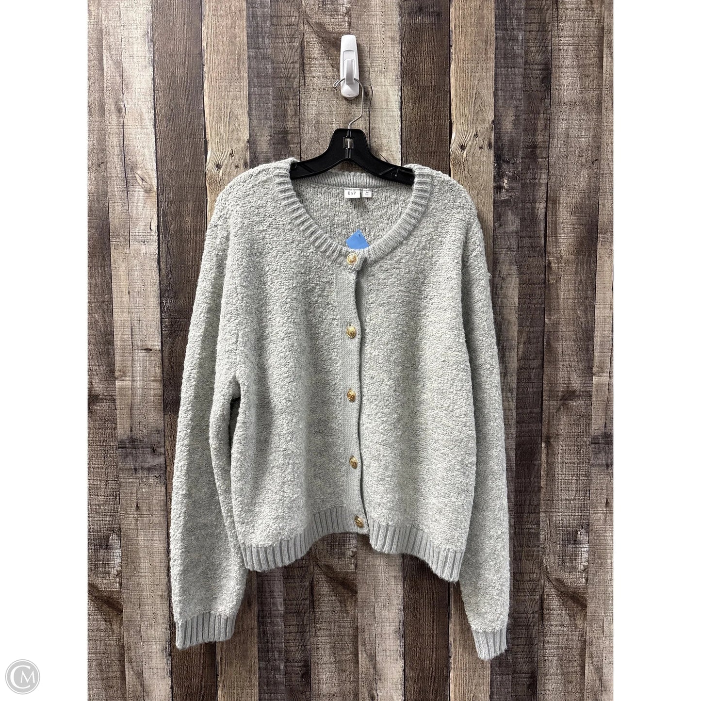 Cardigan By Gap In Grey, Size: Xxl