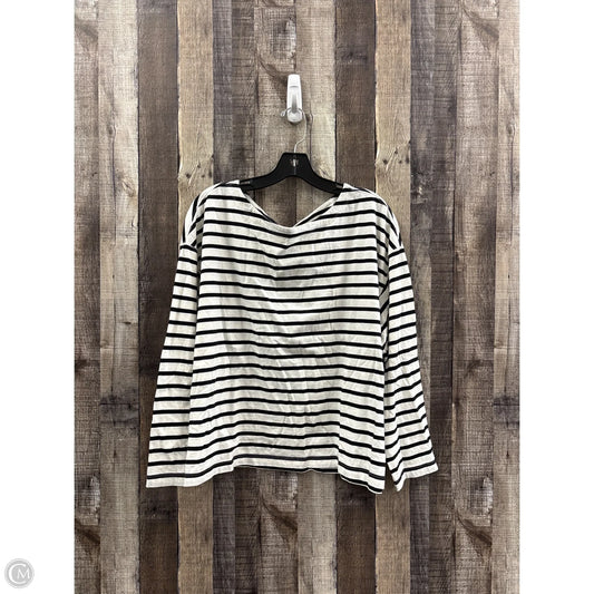 Top Long Sleeve By Old Navy In Striped Pattern, Size: Xxl