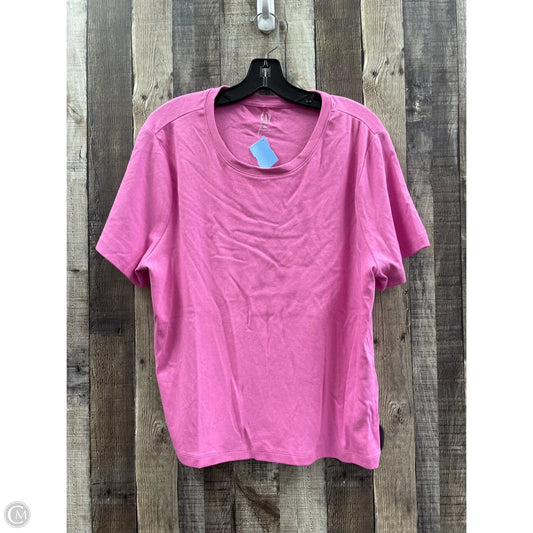 Top Short Sleeve By Gap In Pink, Size: Xxl