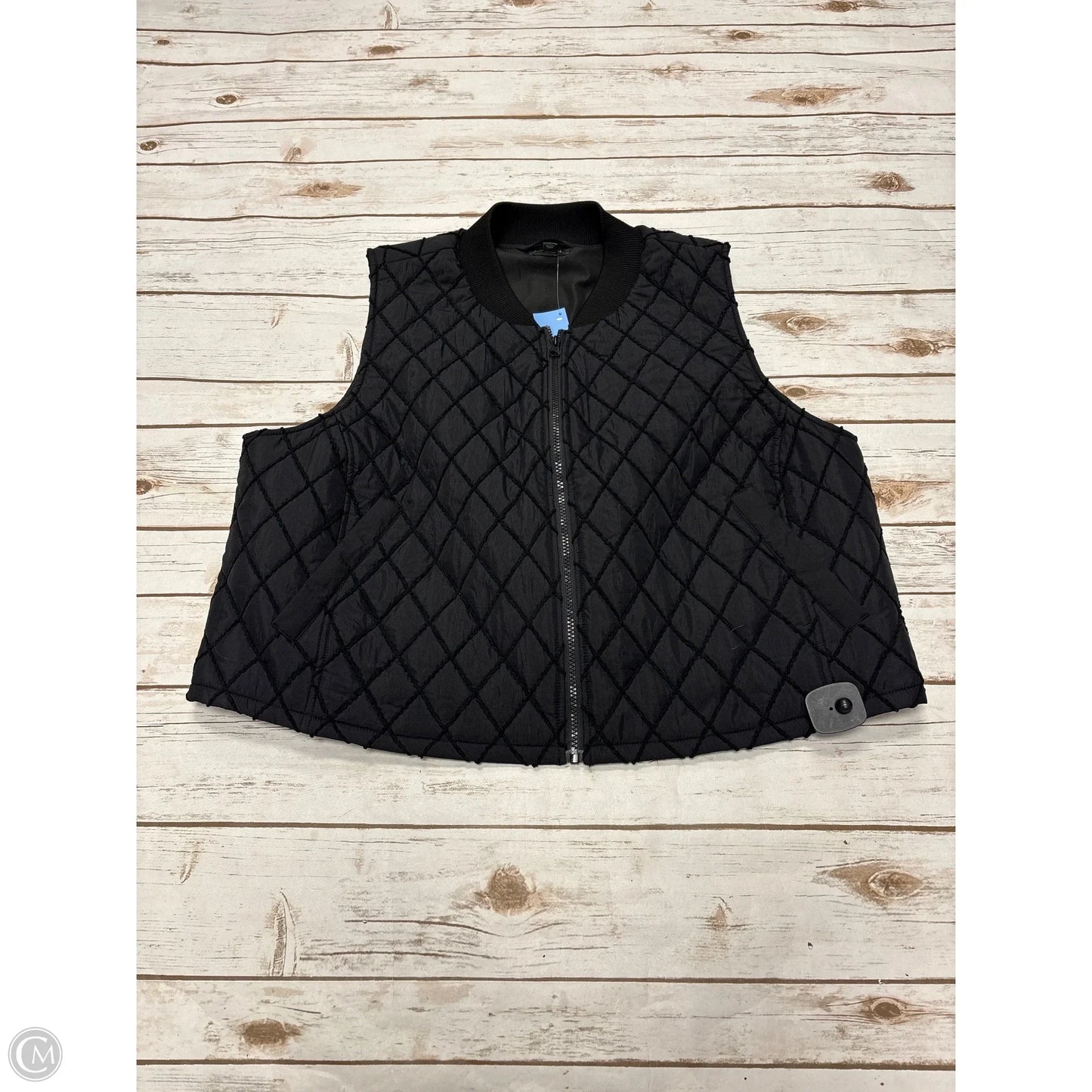 Vest Puffer & Quilted By Wild Fable In Black, Size: 1x