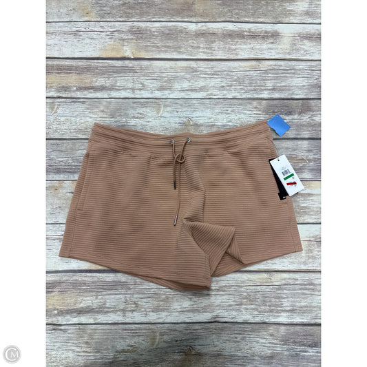 Athletic Shorts By Dkny In Tan, Size: L