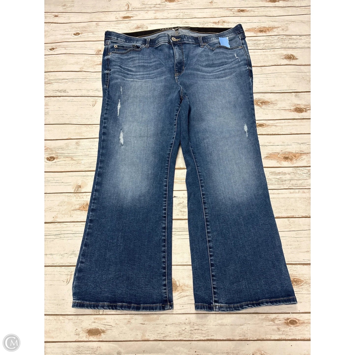 Jeans Boot Cut By Torrid In Blue Denim, Size: 20