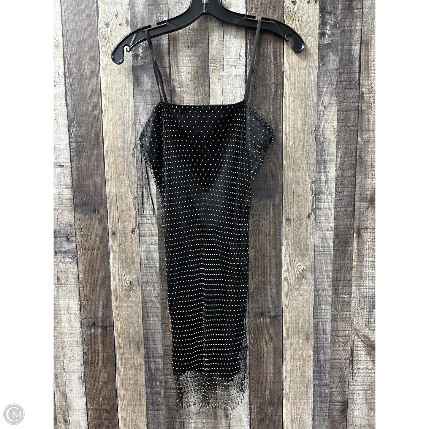 Dress Party Short By Cmf In Black & Silver, Size: S