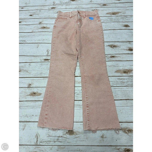 Jeans Flared By Express In Pink, Size: 0