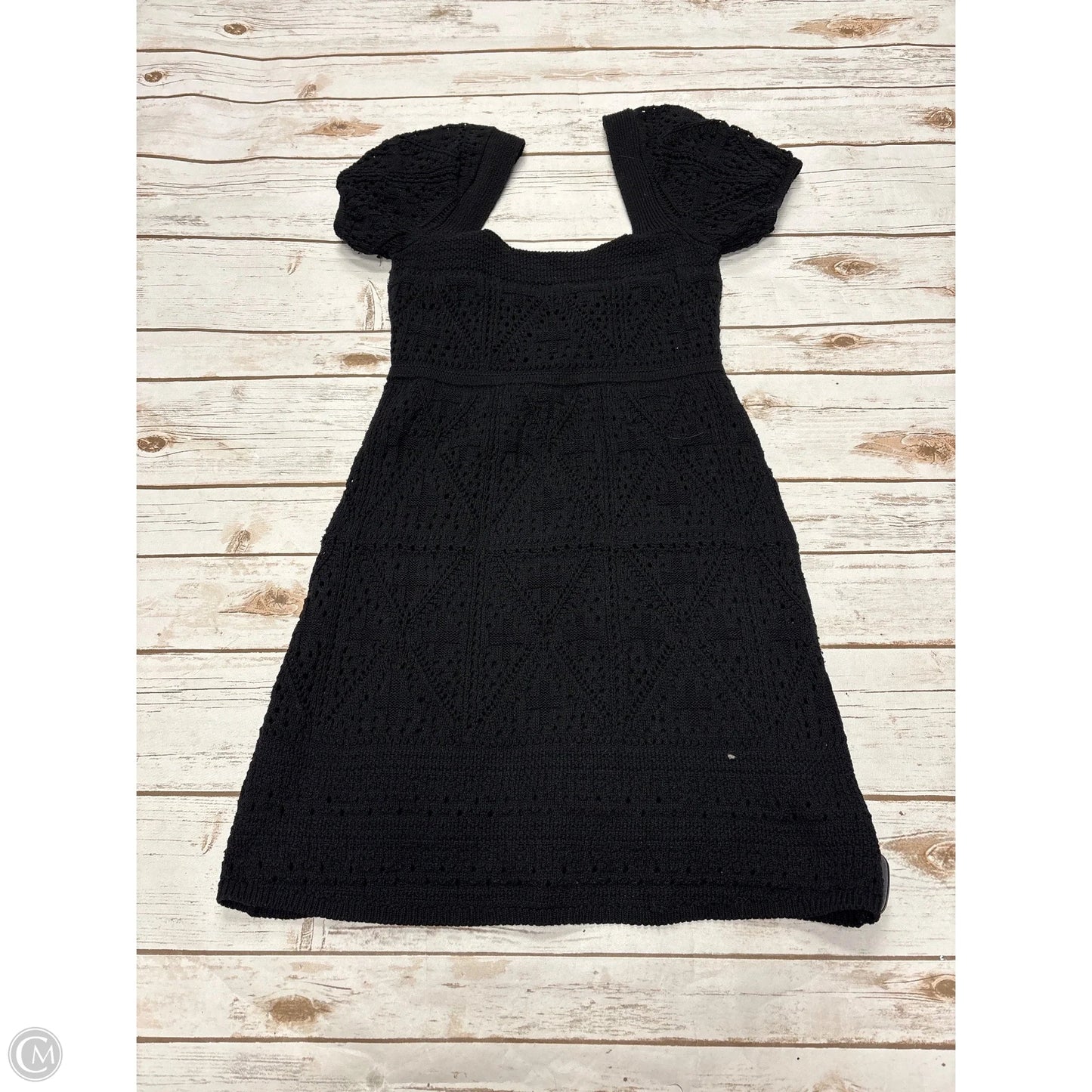 Dress Sweater By Zara In Black, Size: S