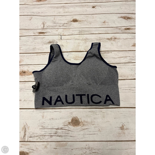 Athletic Bra By Nautica In Grey, Size: Xl
