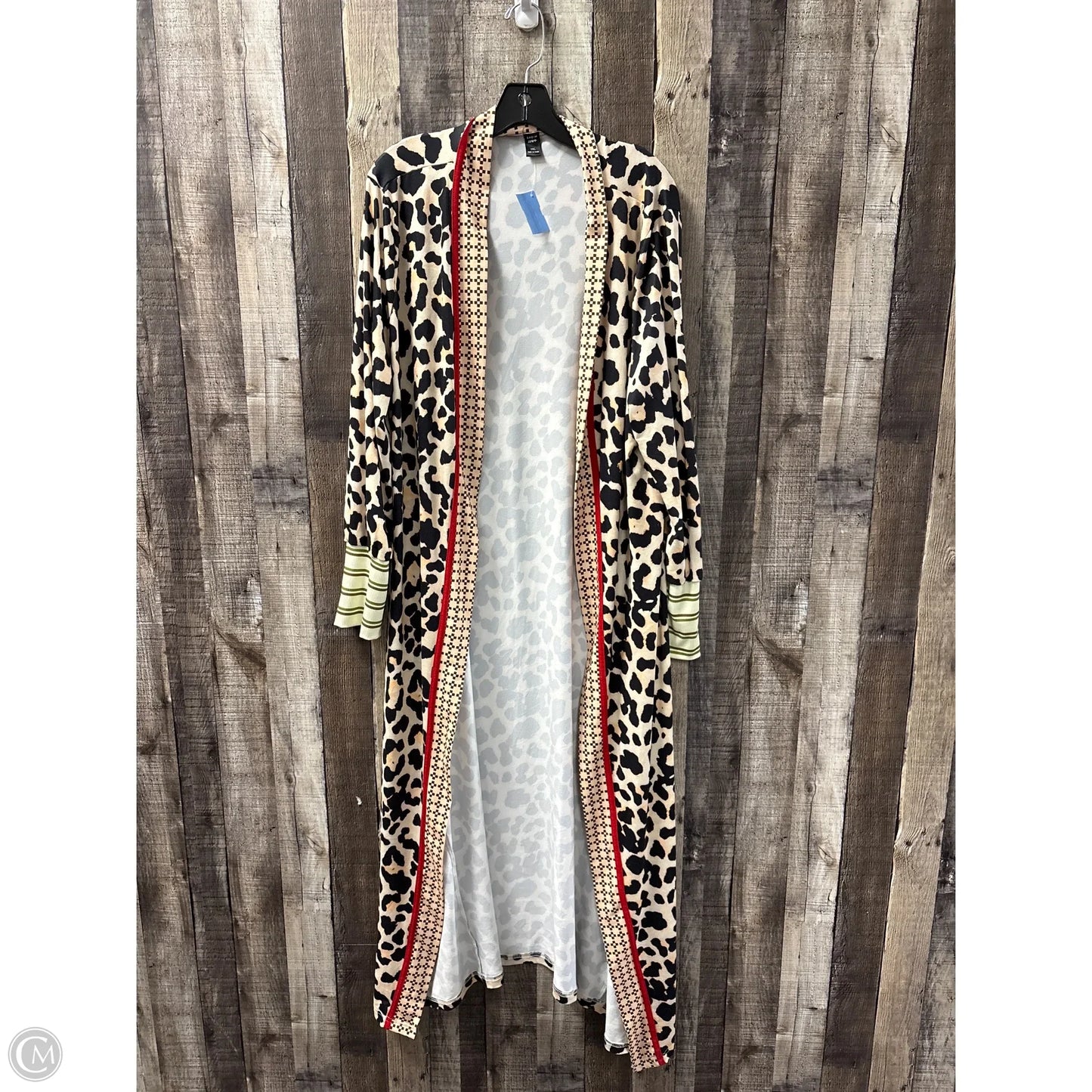 Cardigan By Shein In Animal Print, Size: 2x