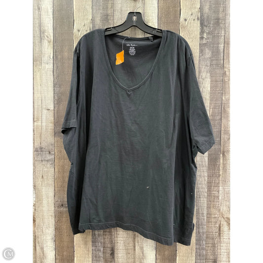 Top Short Sleeve Basic By Cme In Black, Size: 4x