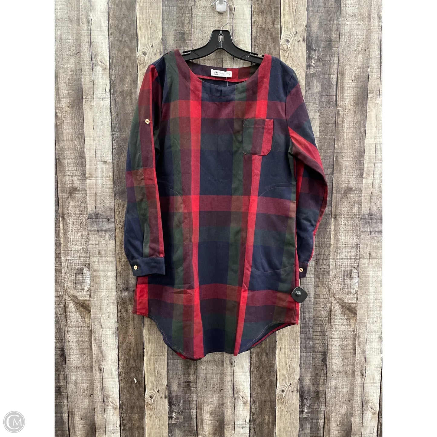 Dress Casual Short By Cupshe In Plaid Pattern, Size: M