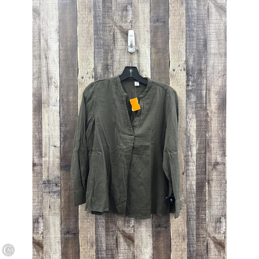 Top Long Sleeve By Old Navy In Green, Size: Xs