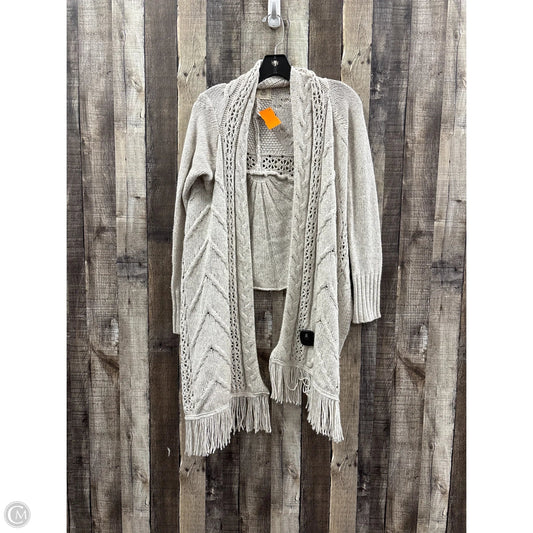 Sweater Cardigan By Cme In Grey, Size: Xs