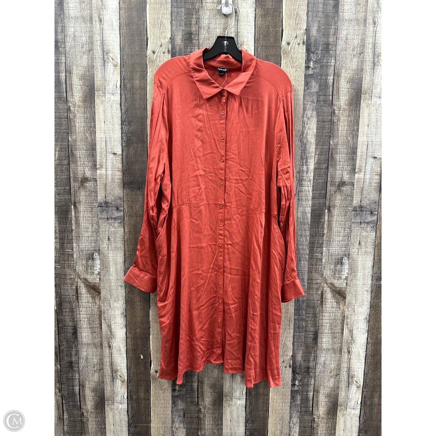 Dress Casual Short By Torrid In Orange, Size: 2x