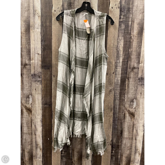 Cardigan By Maurices In Green & White, Size: Osfm