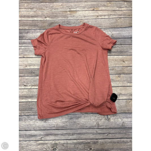 Top Short Sleeve By Maurices In Pink, Size: Xs