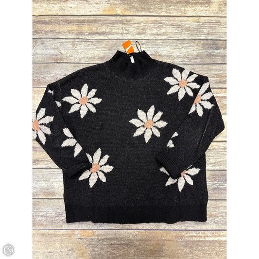 Sweater By Dreamers In Floral Print, Size: L
