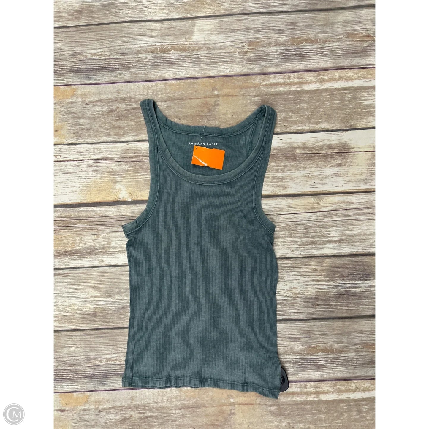 Top Sleeveless By American Eagle In Green, Size: S