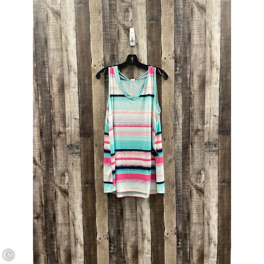 Top Sleeveless By Heimish Usa In Striped Pattern, Size: L