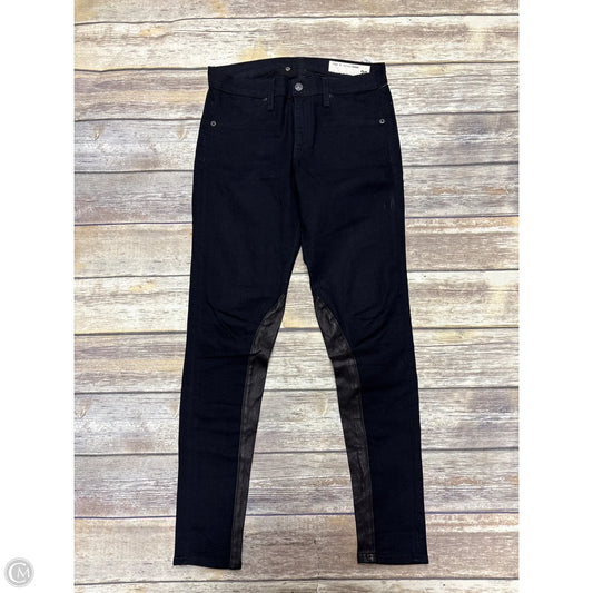 Jeans Skinny By Rag And Bone In Blue Denim, Size: 6