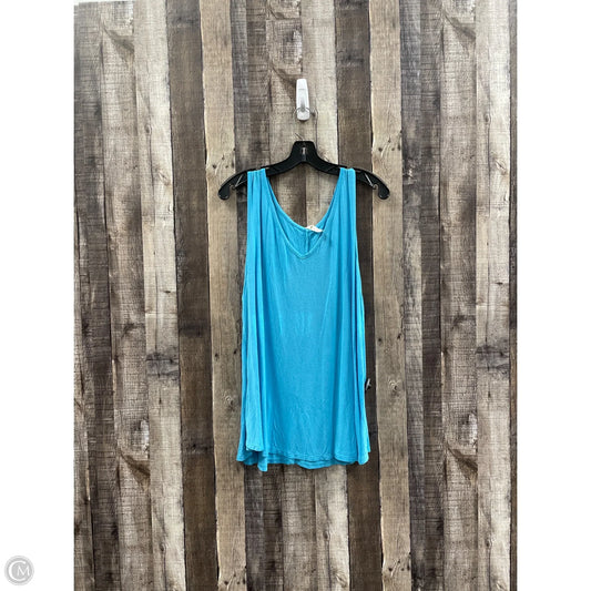 Top Sleeveless By Mts In Blue, Size: Xl