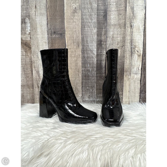 Boots Ankle Heels By Azalea Wang In Black, Size: 6.5