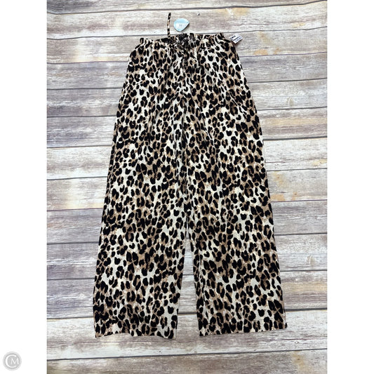Pants Wide Leg By Wishlist In Animal Print, Size: S