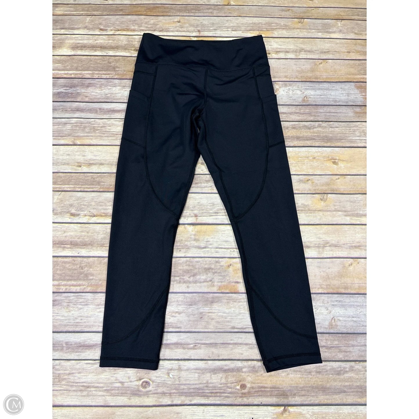 Athletic Leggings By Zyia In Black, Size: M