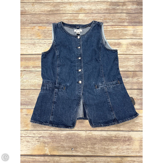 Vest Other By Madewell In Blue Denim, Size: M