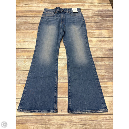 Jeans Flared By Madewell In Blue Denim, Size: 12