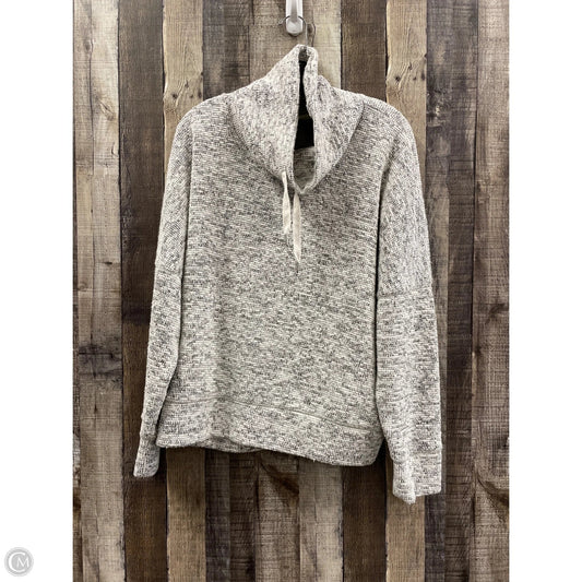 Sweatshirt Collar By Banana Republic In Grey, Size: L