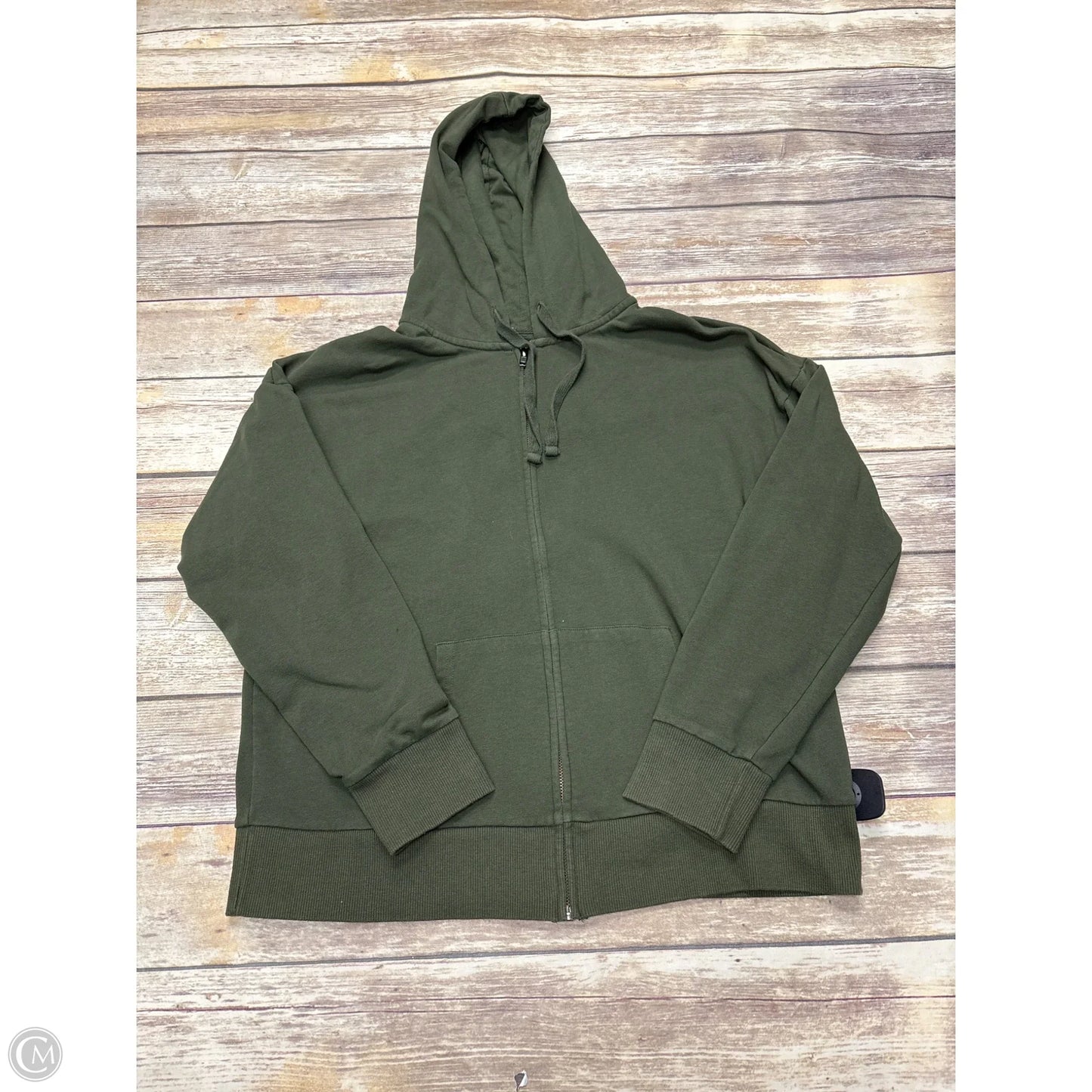 Jacket Other By Time And Tru In Green, Size: L