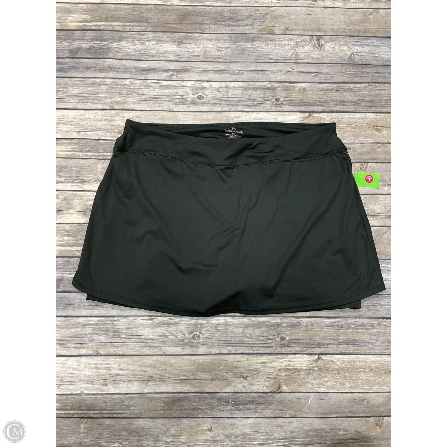 Athletic Skort By Cme In Black, Size: 2x