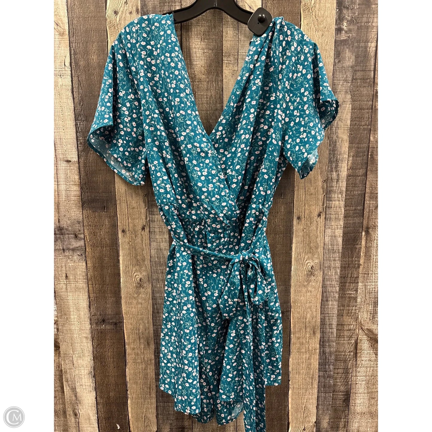 Romper By Bloomchic In Floral Print, Size: 2x