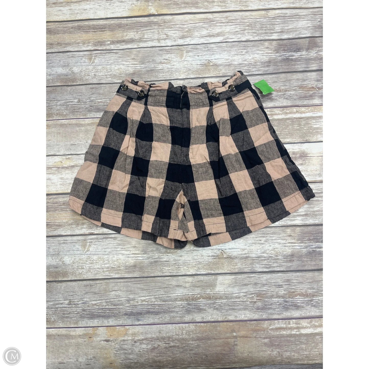Shorts By Who What Wear In Checkered Pattern, Size: 10