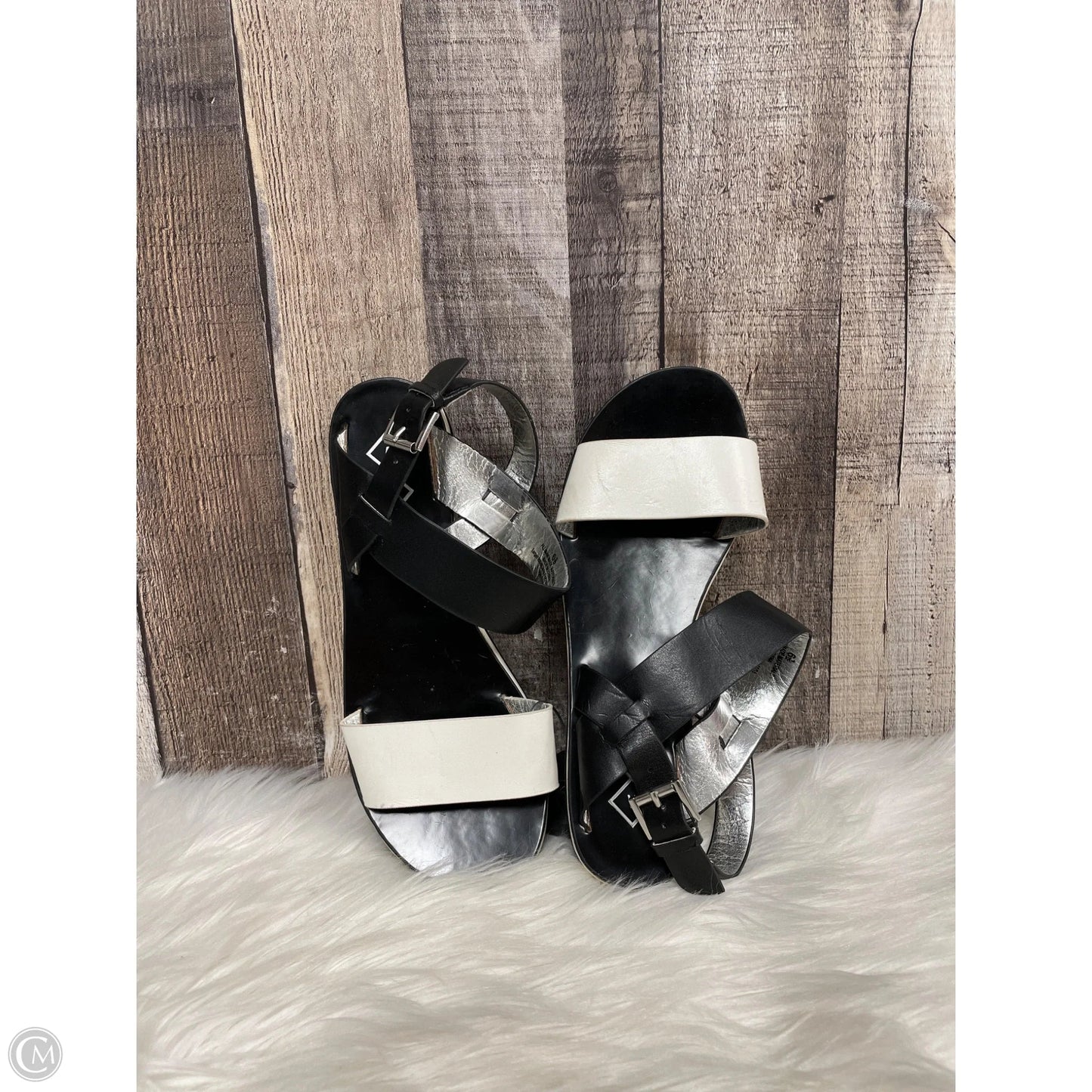 Sandals Flats By Cme In Black, Size: 6.5