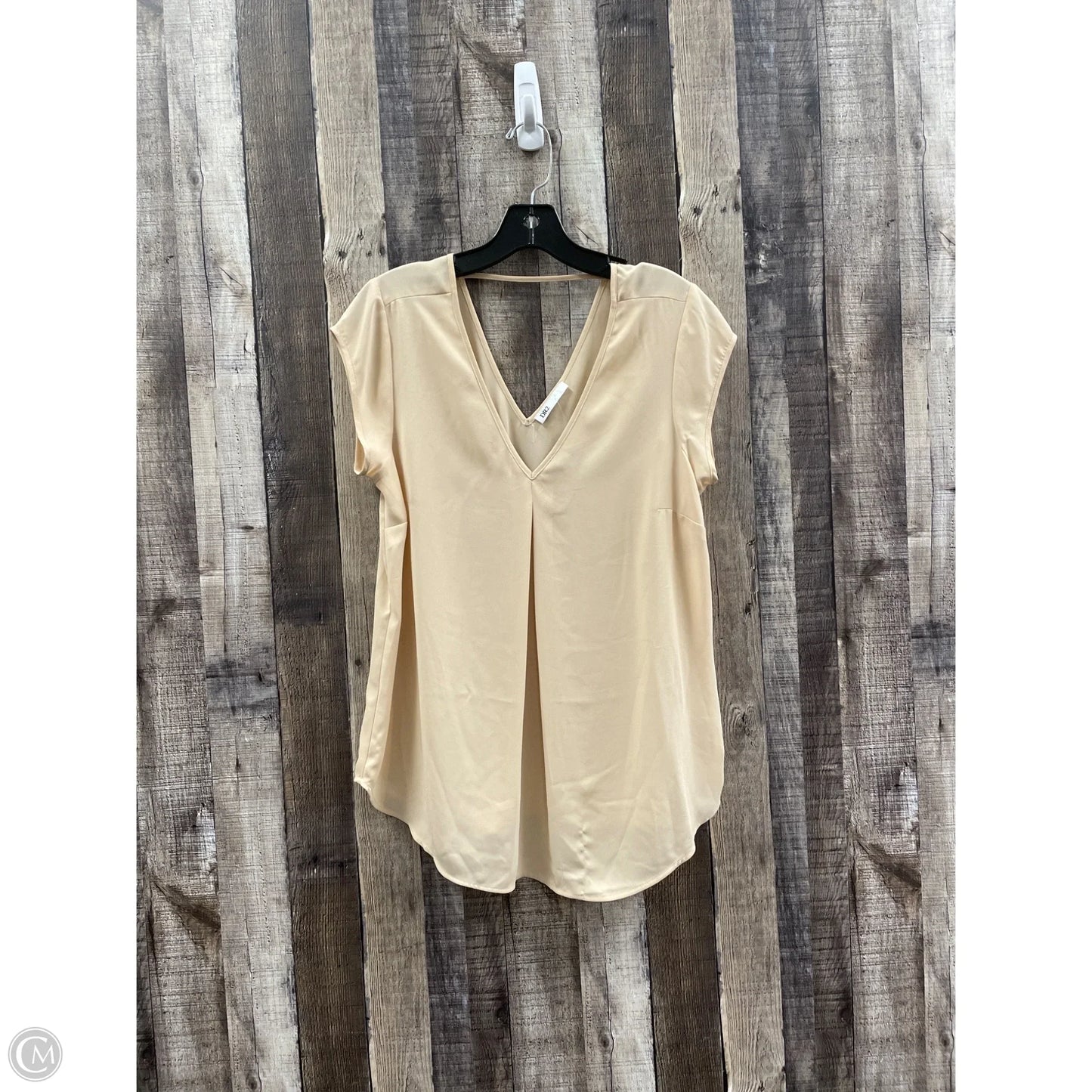 Top Sleeveless By Dr2 In Tan, Size: S