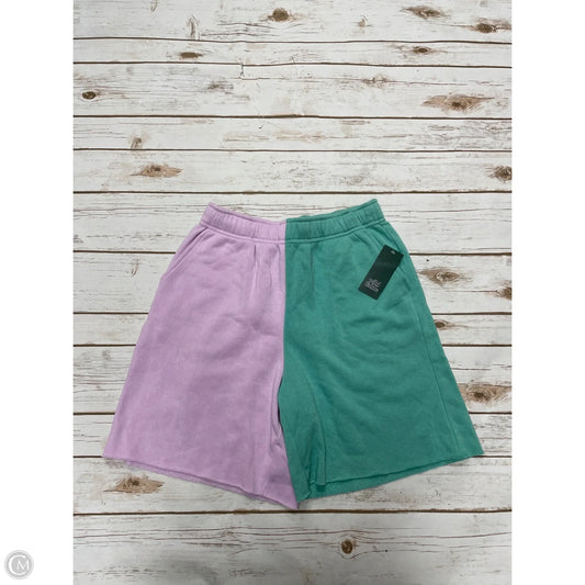 Shorts By Wild Fable In Green & Purple, Size: S