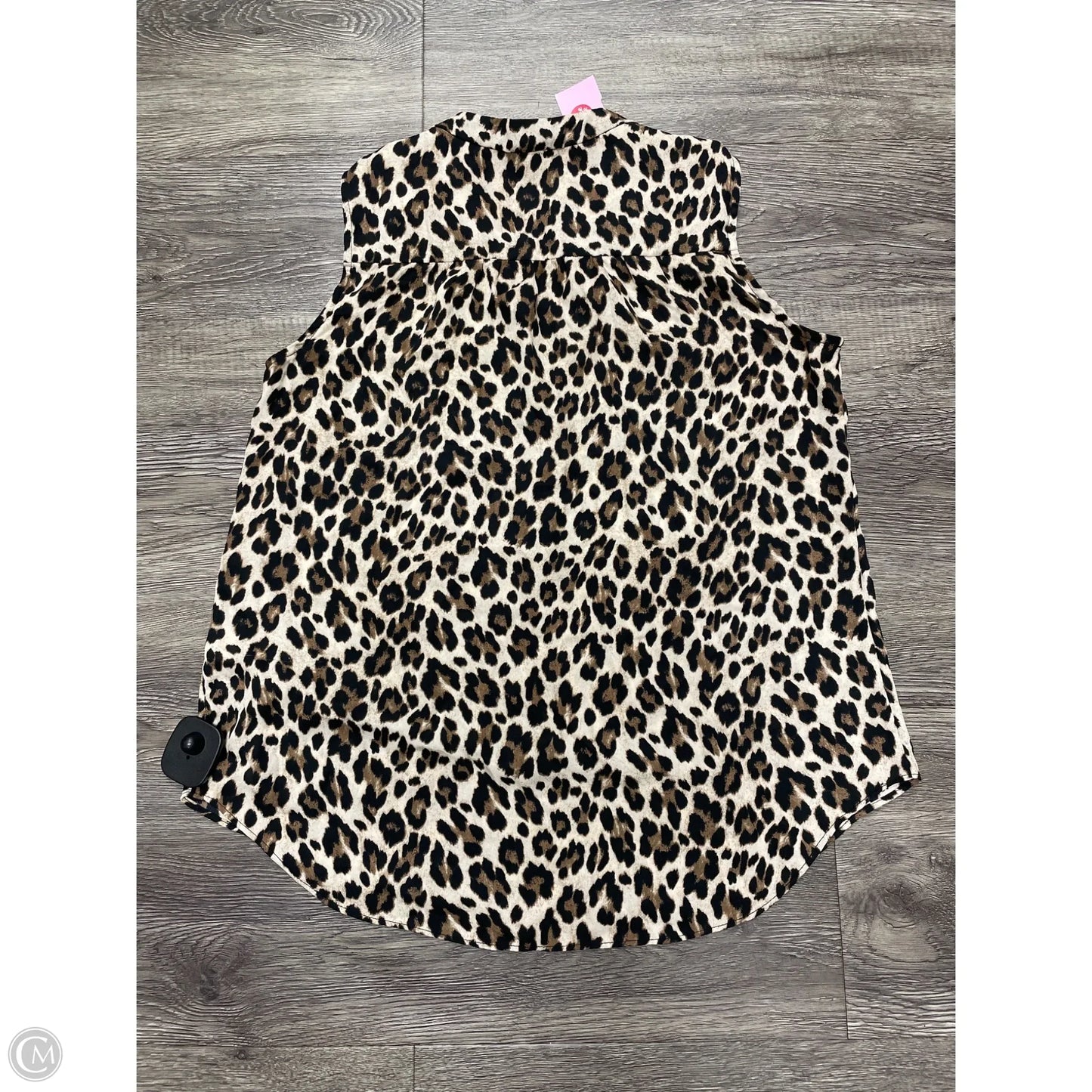 Top Sleeveless By Vince Camuto In Animal Print, Size: Xs