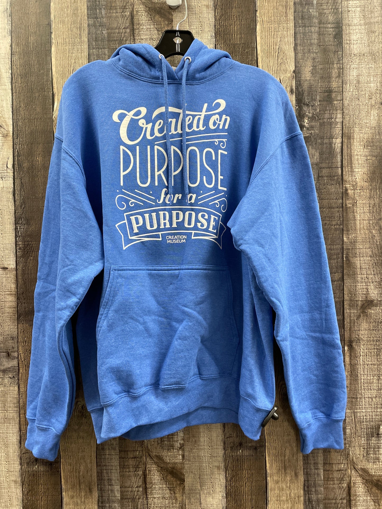 Sweatshirt Hoodie By Cme In Blue, Size: L