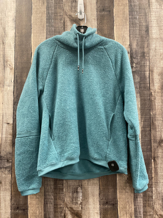 Athletic Sweatshirt Collar By Nike In Blue, Size: S