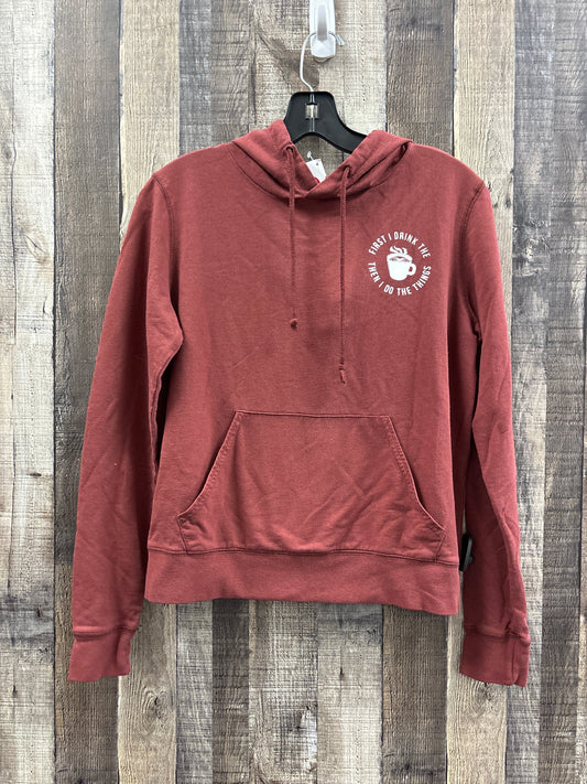 Sweatshirt Hoodie By Fifth Sun In Red, Size: S