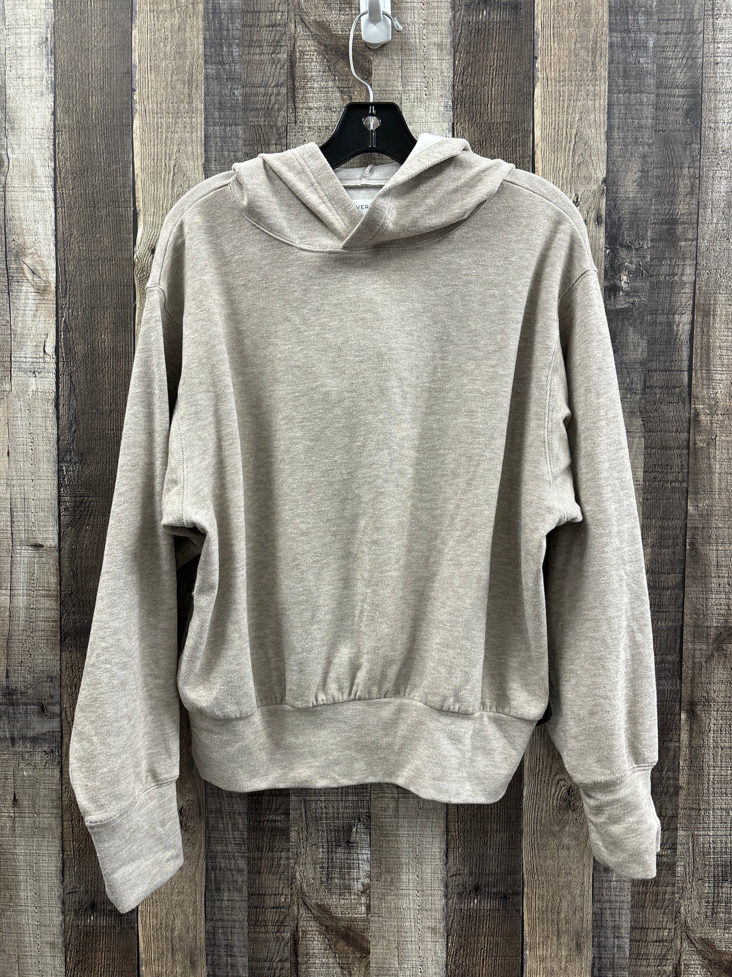 Sweatshirt Hoodie By Evereve In Brown, Size: S