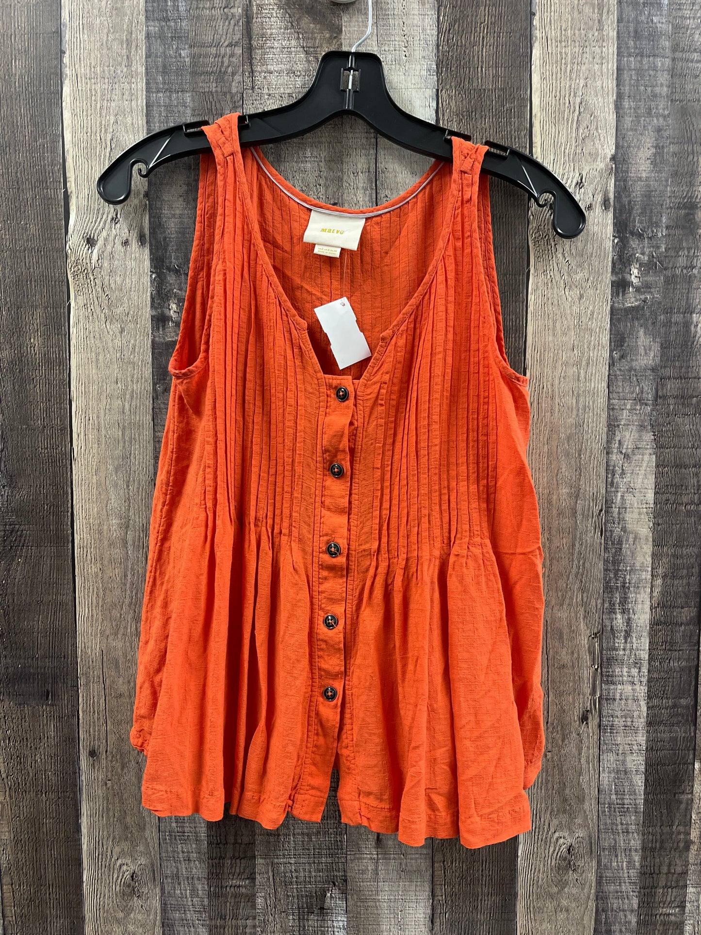 Top Sleeveless By Maeve In Orange, Size: Xs