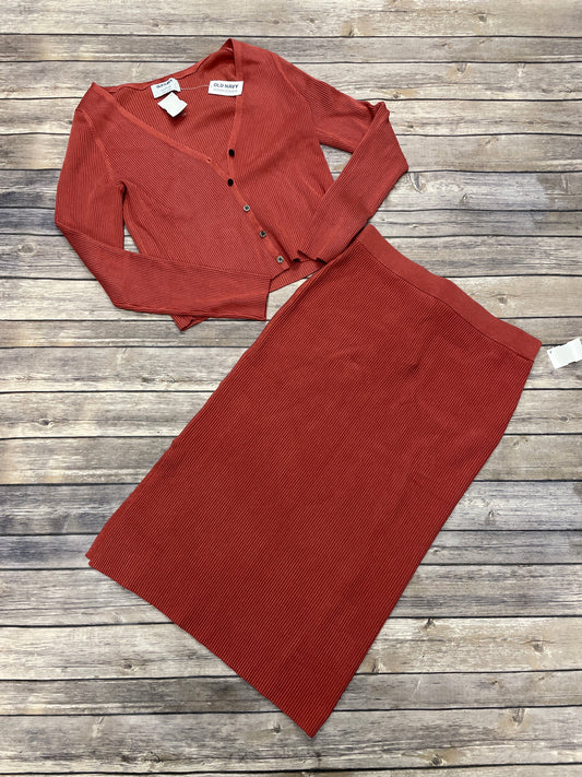 Skirt Set 2pc By Old Navy In Orange, Size: M