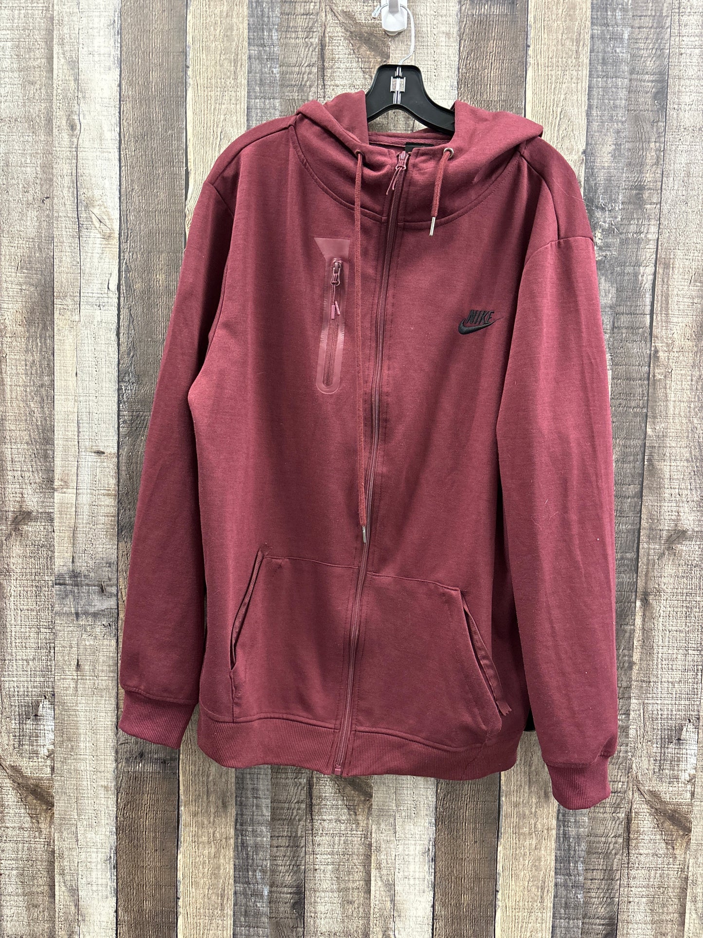 Sweatshirt Hoodie By Nike In Red, Size: 3x