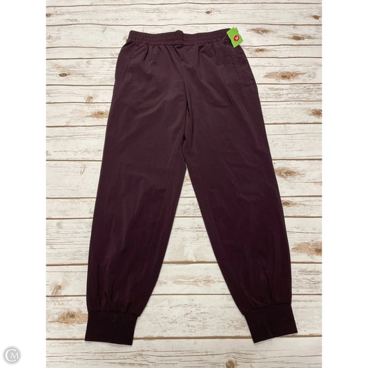 Athletic Pants By Banana Republic In Maroon, Size: S